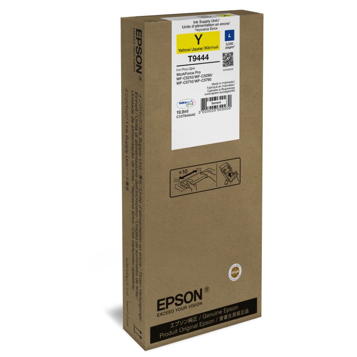 Tinta Epson T9444 Amarillo 19.9ml 3000 pág (C13T944440)