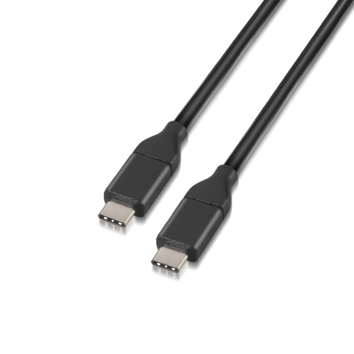 Cable AISENS USB-C/M a USB-C/M 1m Negro (A107-0061)