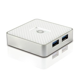 Hub CONCEPTRONIC 4xUSb-A 3.0 Blanco (HUBBIES03W)