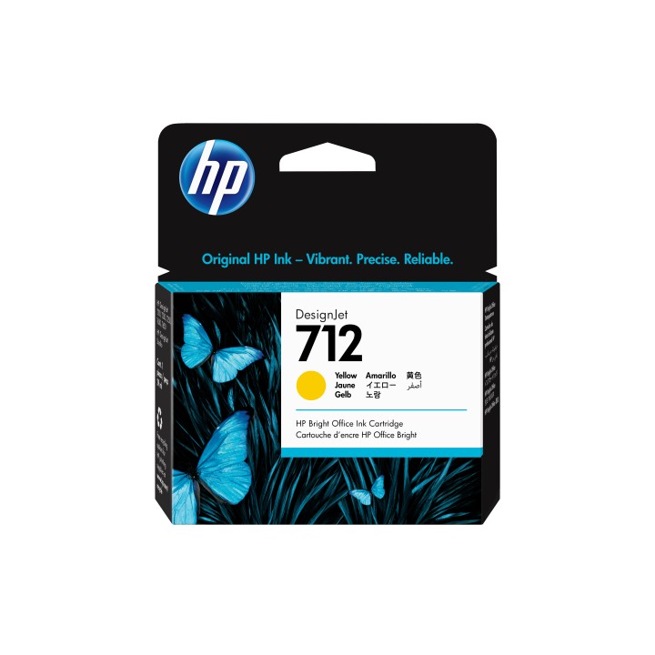 Tinta HP DesignJet 712 Amarillo 29ml (3ED69A)