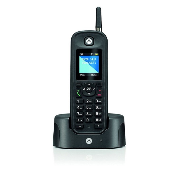 Motorola O201 Teléfono Inalámbrico Largo Alcance Negro