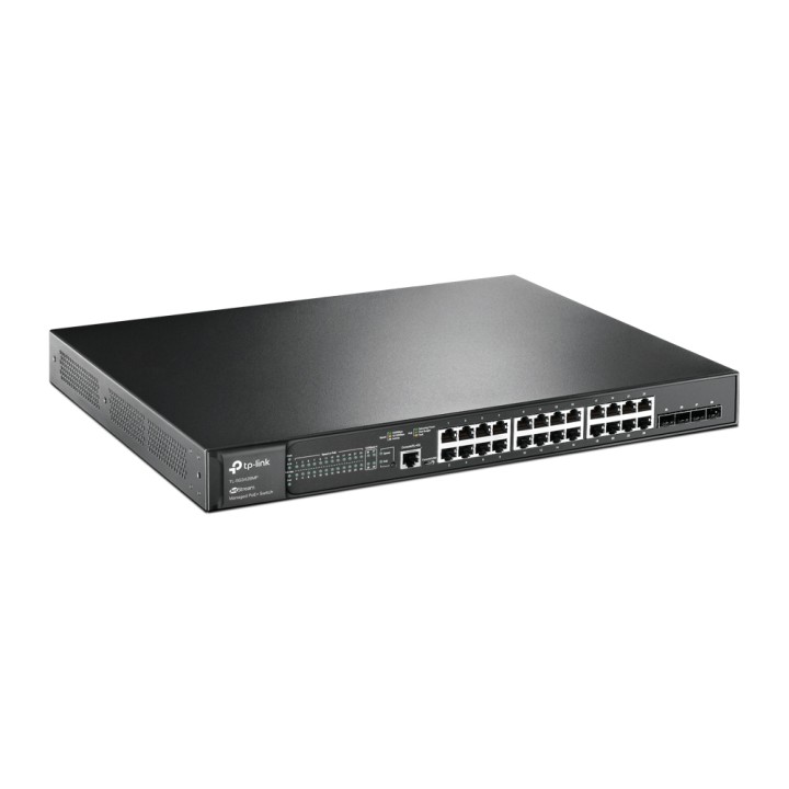 Switch TP-Link 24xRJ45 GbE 4SFP PoE+ Rack (TL-SG3428MP)