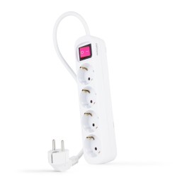 Regleta Nanocable 4xSchuko Interruptor (10.37.0004)
