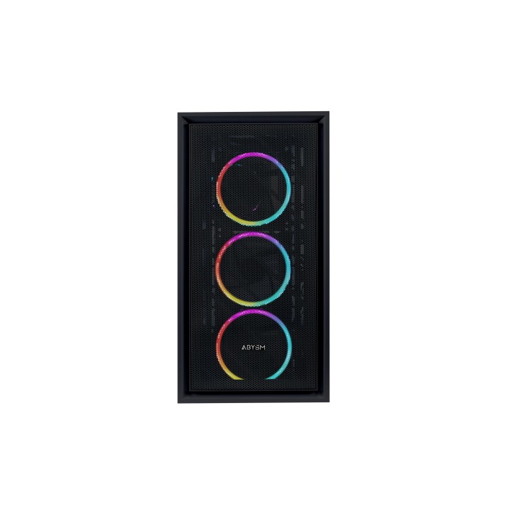 Caja Gaming Abysm Danube Kamp ARGB ATX Negra (AB812107)