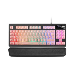 Teclado Mars Gaming TKL LED RGB USB Rosa (MKAXPES)