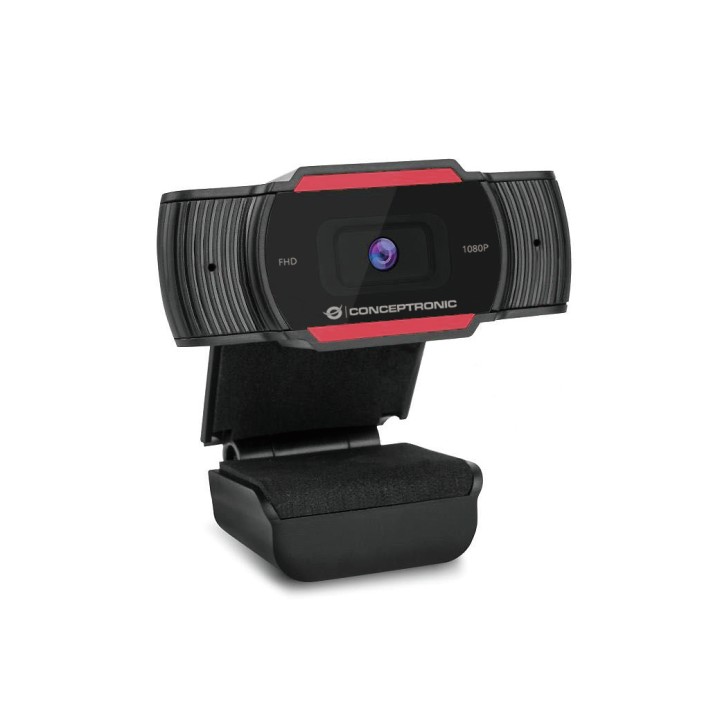 WebCam CONCEPTRONIC FHD USB 2.0 Micrófono (AMDIS04R)