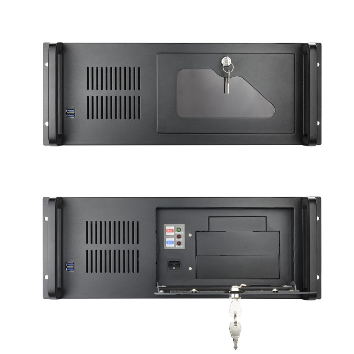 Caja Rack TOOQ 19" 4U 13 Bahías Negra (RACK-406N-USB3)