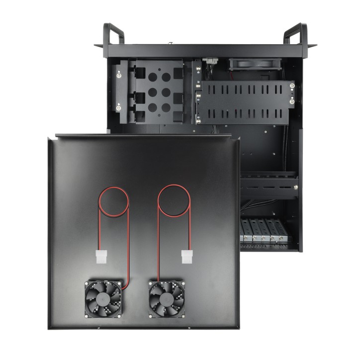 Caja Rack TOOQ 19" 4U 13 Bahías Negra (RACK-406N-USB3)