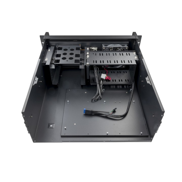 Caja Rack TOOQ 19" 4U 13 Bahías Negra (RACK-406N-USB3)