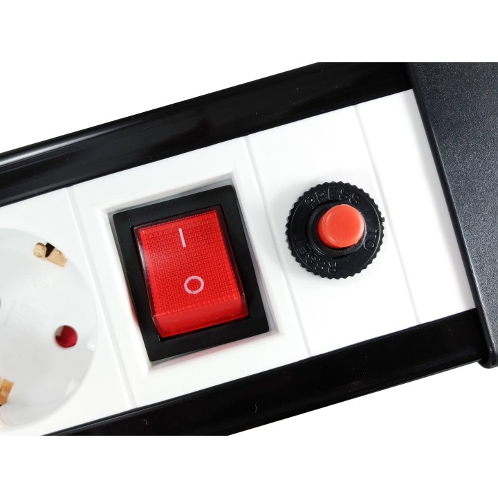 Regleta EQUIP 4xSchuko 2xUSB Interruptor (EQ245553)