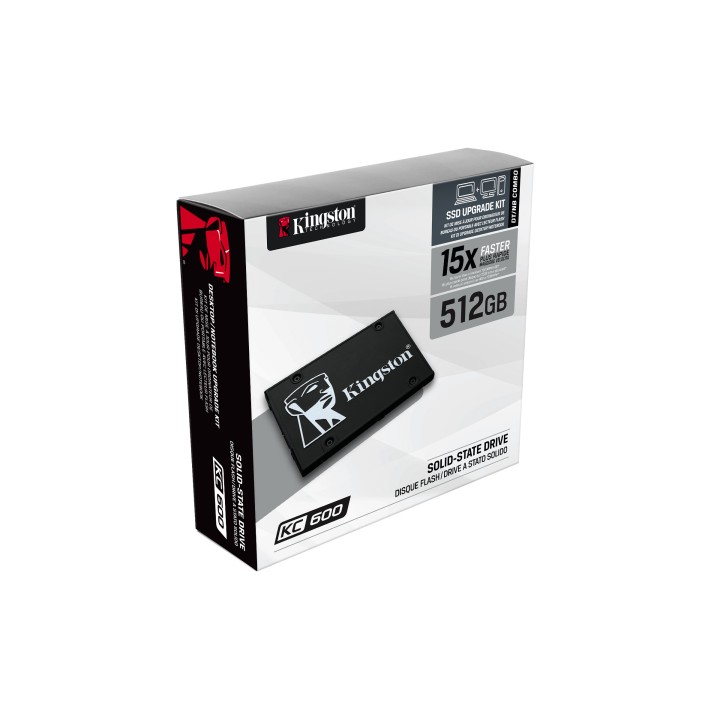 SSD Kingston KC600 2.5" 512Gb SATA3 3D TL (SKC600/512G)