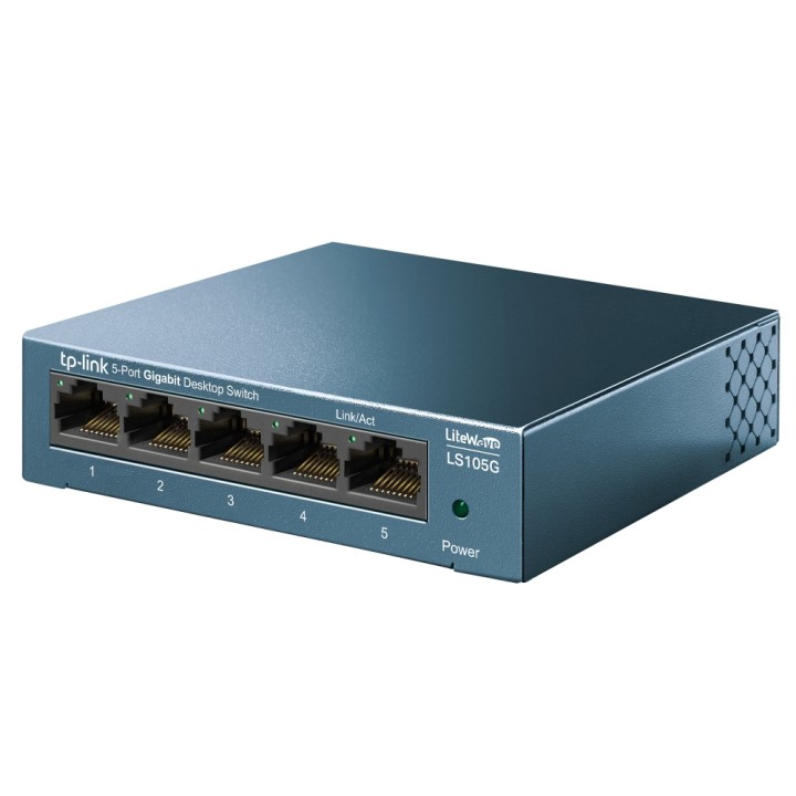 Switch TP-Link 5xRJ45 GbE Azul (LS105G)