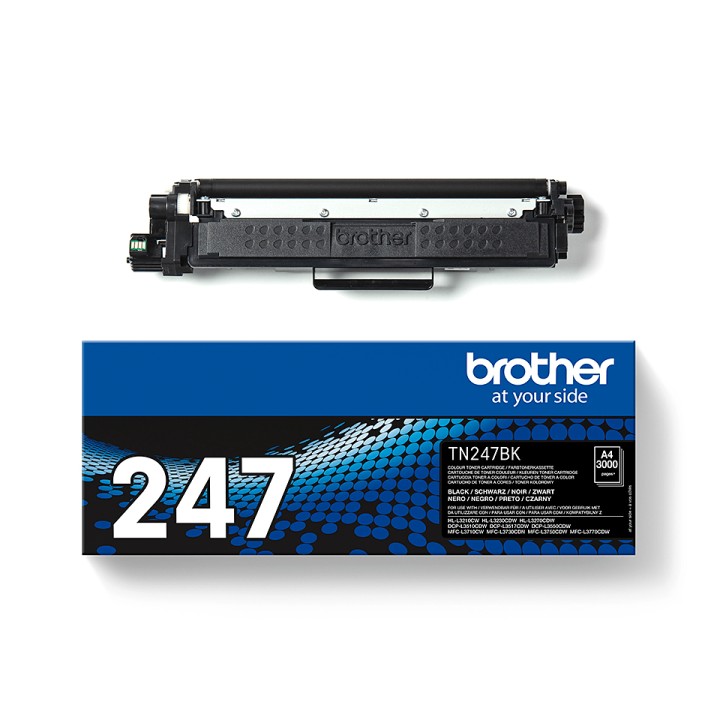 Toner BROTHER Impresión LED Negro 3000 pág (TN247BK)