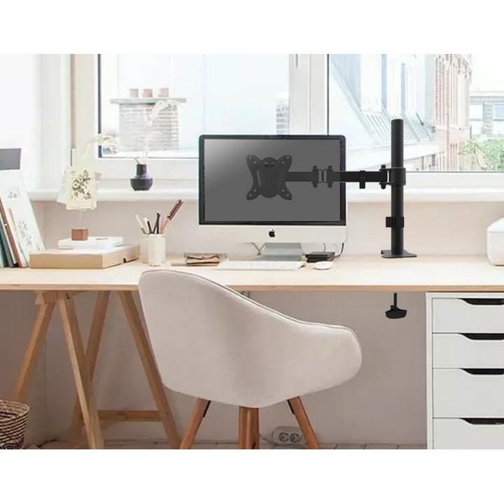 Soporte Mesa EQUIP 13"-27" Gira/Inclina 8Kg (EQ650151)