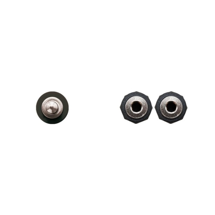 Nanocable Cable Audio Estéreo Jack 3.5mm Macho a 2x Jack 3.5mm Hembra 15cm Negro