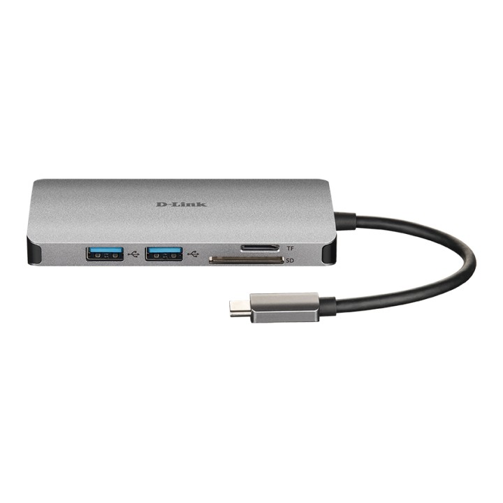 Dock D-Link USB-C a USB-A/C HDMI RJ45 Lector (DUB-M810)
