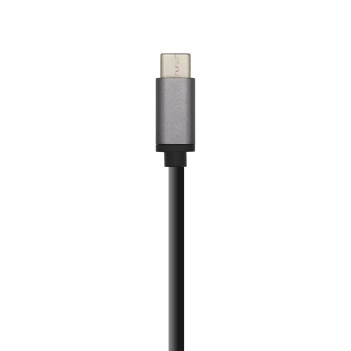 Hub AISENS USB-C a 4xUSB-A 3.0 15cm Gris (A109-0403)