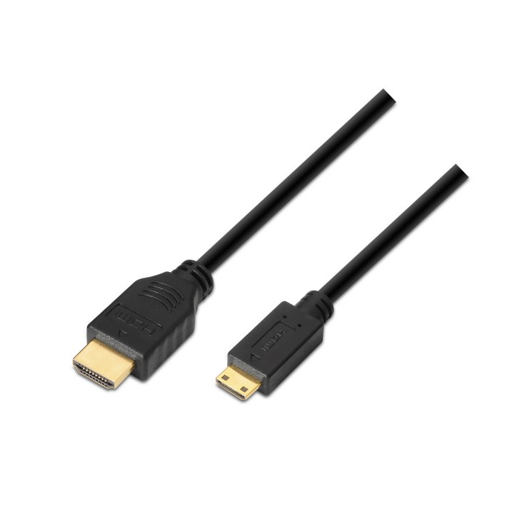 Cable AISENS HDMI A/M a MiniHDMI/M 3m Negro (A119-0115)