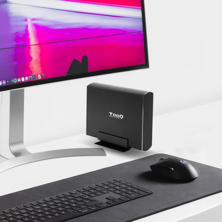 Caja TooQ HDD 3.5" USB-B 3.0 Negra (TQE-3531B)