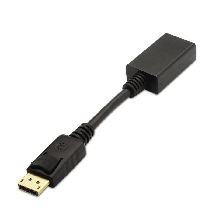 Cable AISENS DP/M a HDMI A/H 15cm Negro (A125-0134)