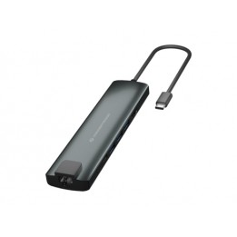 Adaptador CONCEPTRONIC 9en1 USB-C 3.0 Negro (DONN06G)