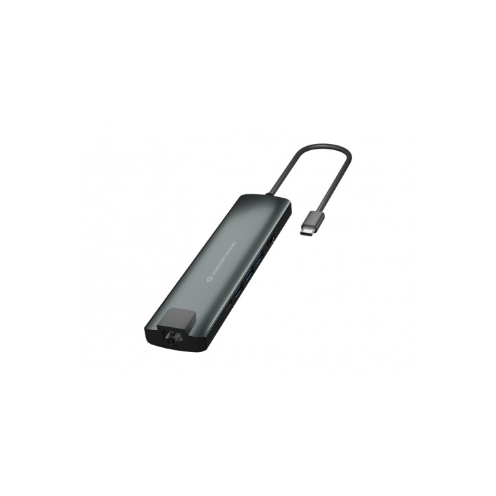 Adaptador CONCEPTRONIC 9en1 USB-C 3.0 Negro (DONN06G)