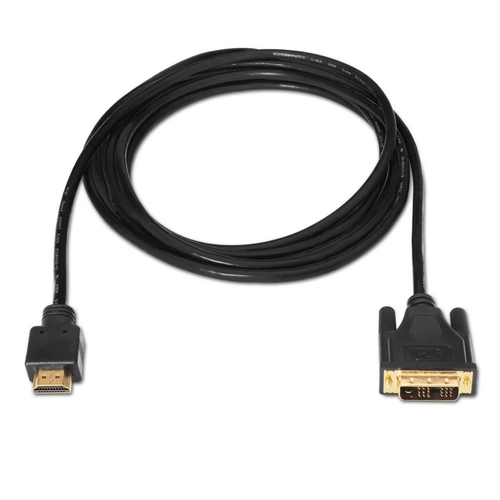 Cable AISENS DVI/M a HDMI A/M 1.8m Negro (A117-0090)