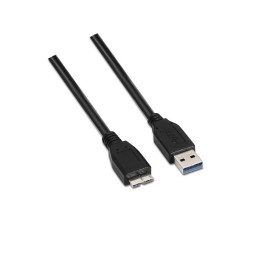 Cable AISENS USB-A/M- a mUSB-B/M 2m Negro (A105-0044)