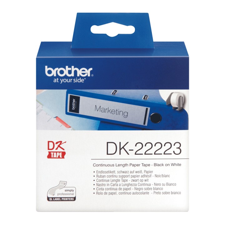 Cinta de Papel Continua BROTHER 50mm 30.48m (DK-22223)