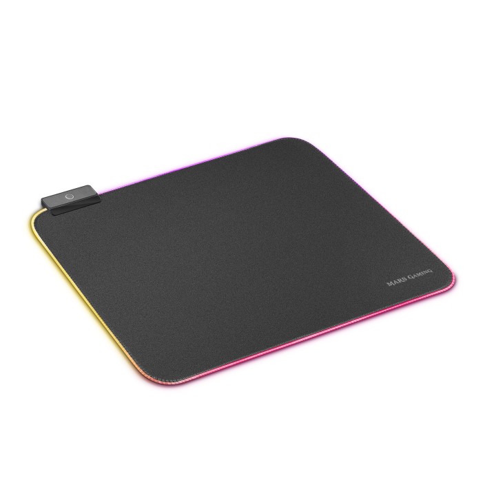 Alfombrilla Mars Gaming 365x265x4mm RGB Negra (MMPRGBL)