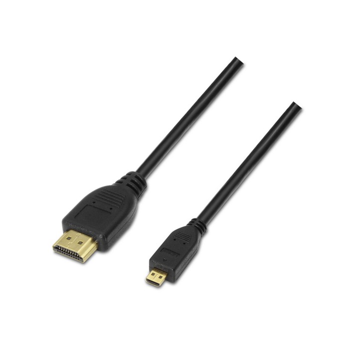Cable AISENS HDMI A/ a HDMI D/M 0.8m Negro (A119-0116)