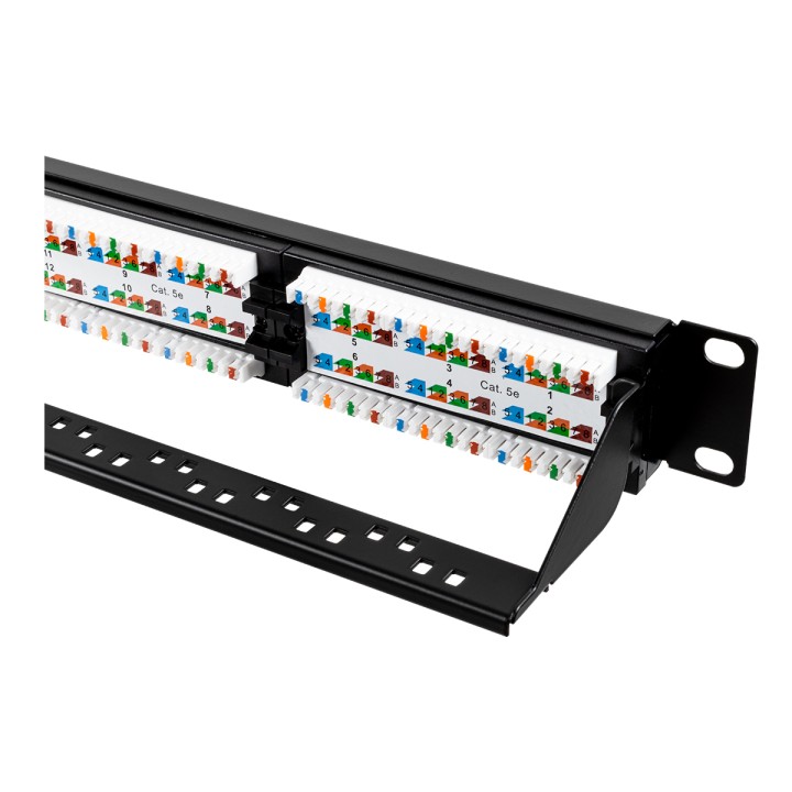 Patch Panel 24 puertos UTP CAT5 IDC (80.24.05U)