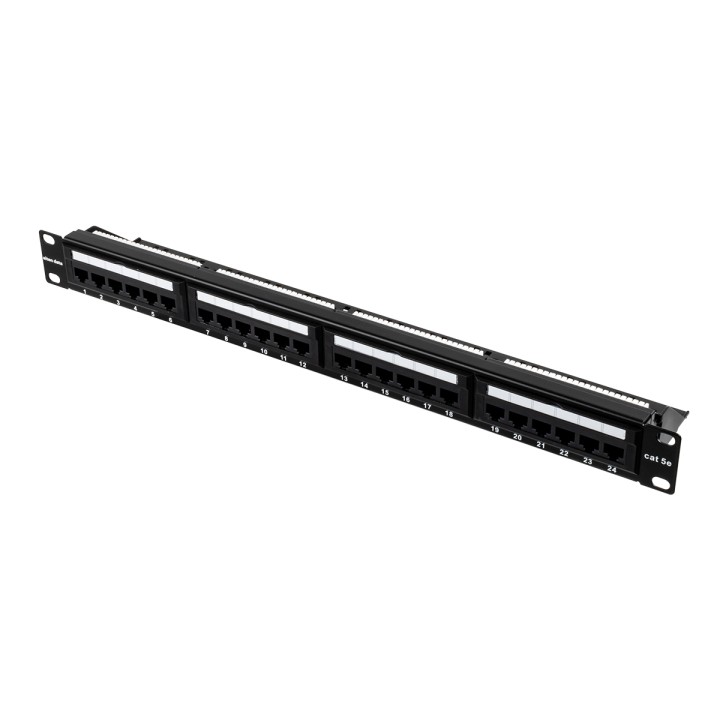 Patch Panel 24 puertos UTP CAT5 IDC (80.24.05U)