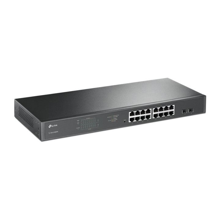 Switch TP-Link 16xRJ45 PoE+ Rack Negro (TL-SG1218MPE)