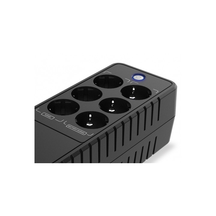 S.A.I. CONCEPTRONIC 650VA 360W 2xRJ45 Negra (ZEUS05E)