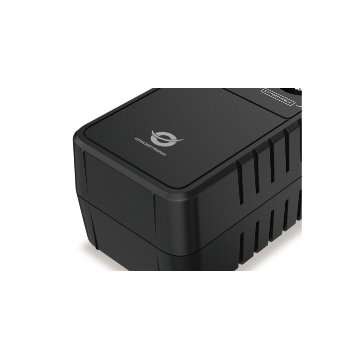 S.A.I. CONCEPTRONIC 650VA 360W 2xRJ45 Negra (ZEUS05E)