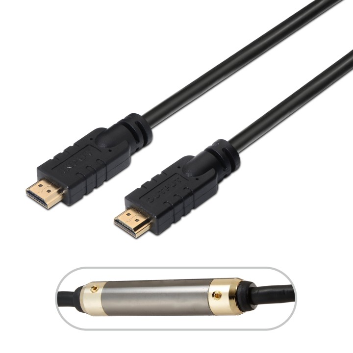 Cable AISENS HDMI A/M a HDMI A/M 25m Negro (A120-0375)