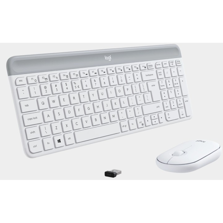 T+Ratón LOGITECH MK470 RF 1000dpi Blanco (920-009199)