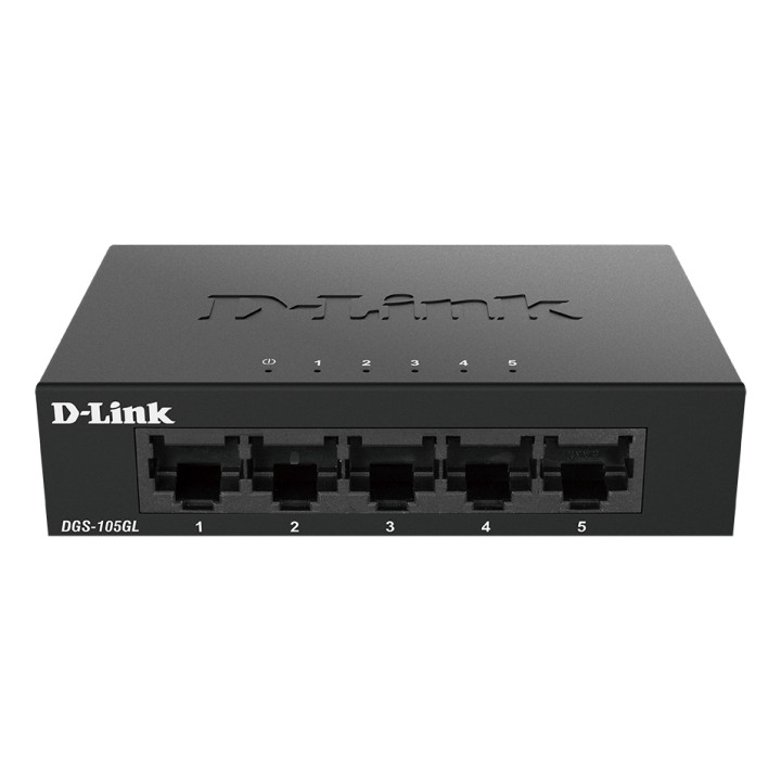 Switch D-Link 5xRJ45 GbE Negro (DGS-105GL)
