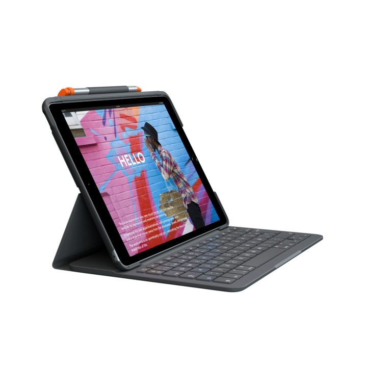 Funda+Teclado LOGITECH 10.2" iPad Grafito (920-009487)