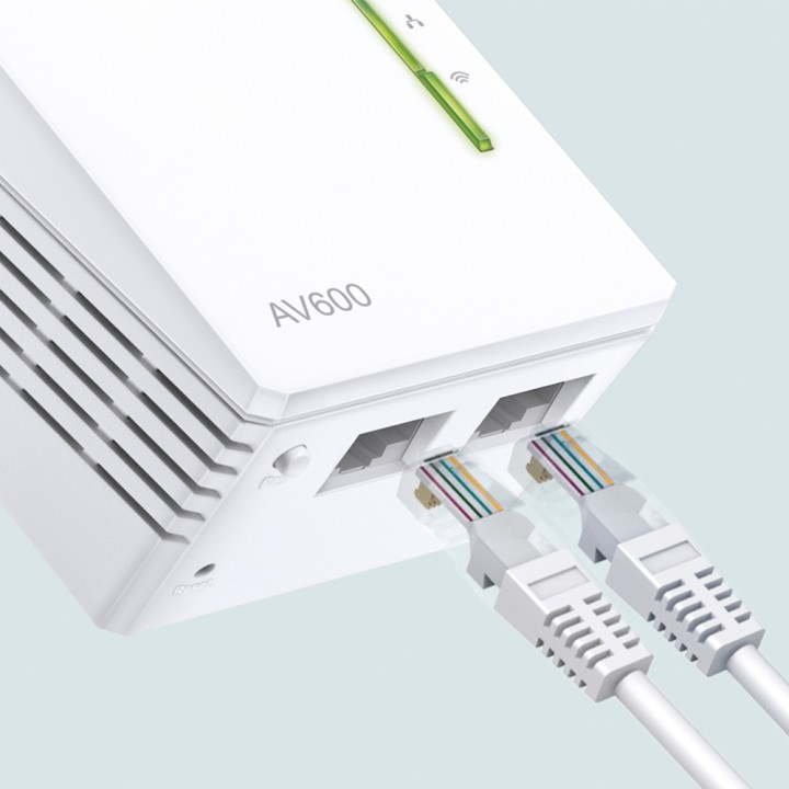 Powerline TP-Link AV600 WiFi Kit 2 Blanco (WPA4221 KIT)