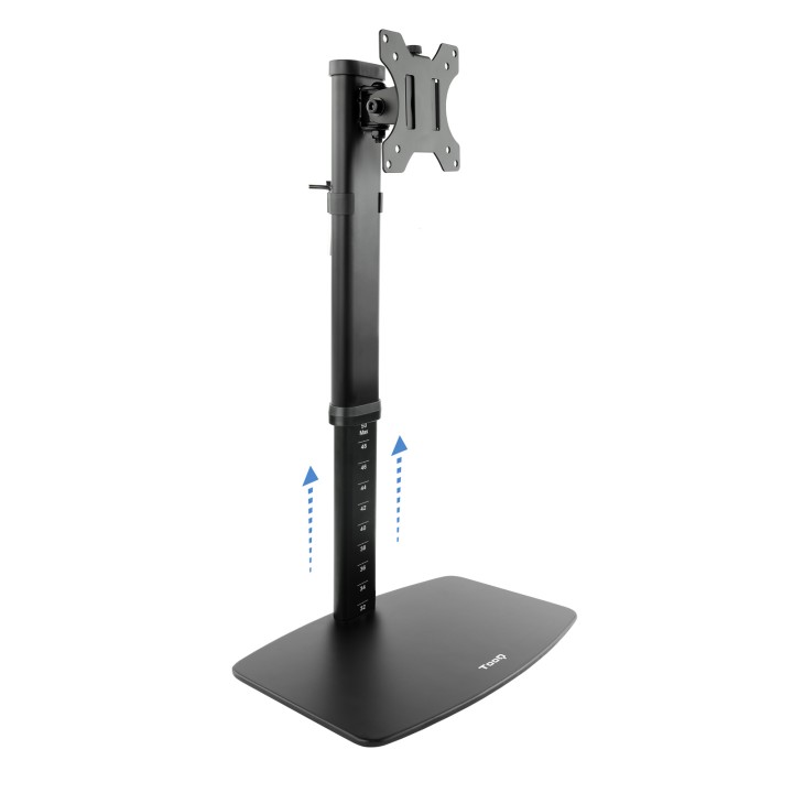 Soporte Mesa TooQ 17"-27" Gira/Inclina 6Kg (DB1127TN-B)