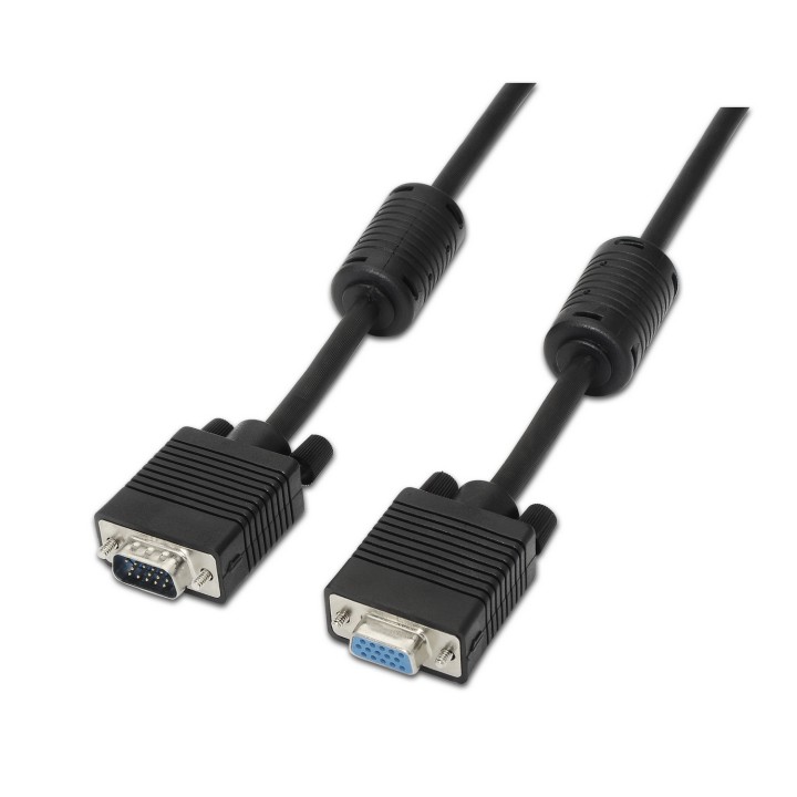 Cable AISENS VGA/M a VGA/H 3m Negro (A113-0079)