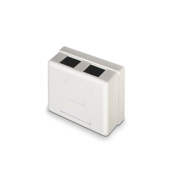 Roseta AISENS RJ45 Cat6 UTP 2 Tomas Blanca (A139-0302)