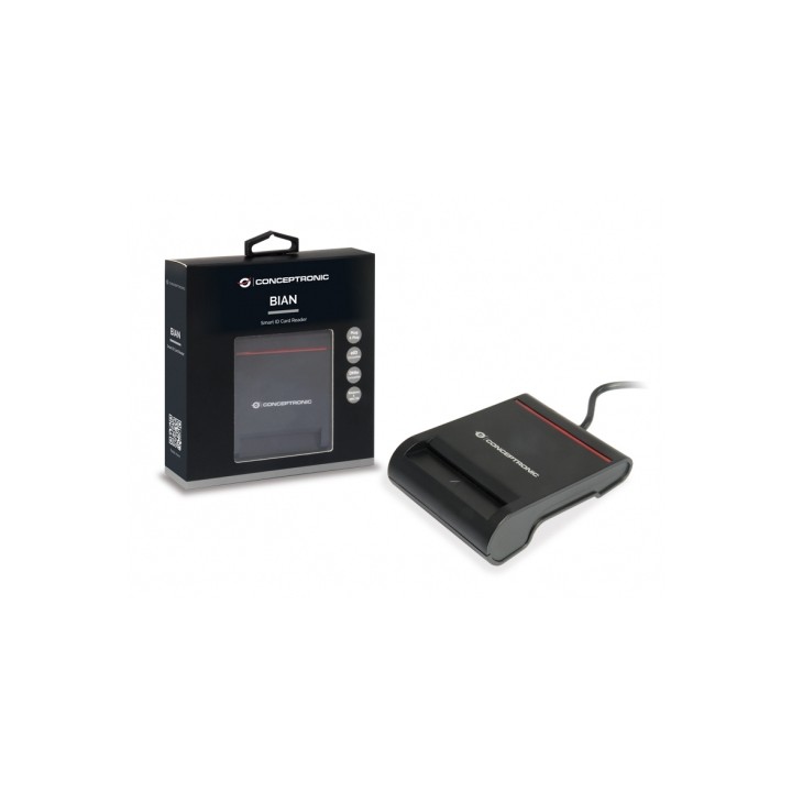 Lector Tarjetas CONCEPTRONIC DNIe USB 2.0 Negro(SCR01B)