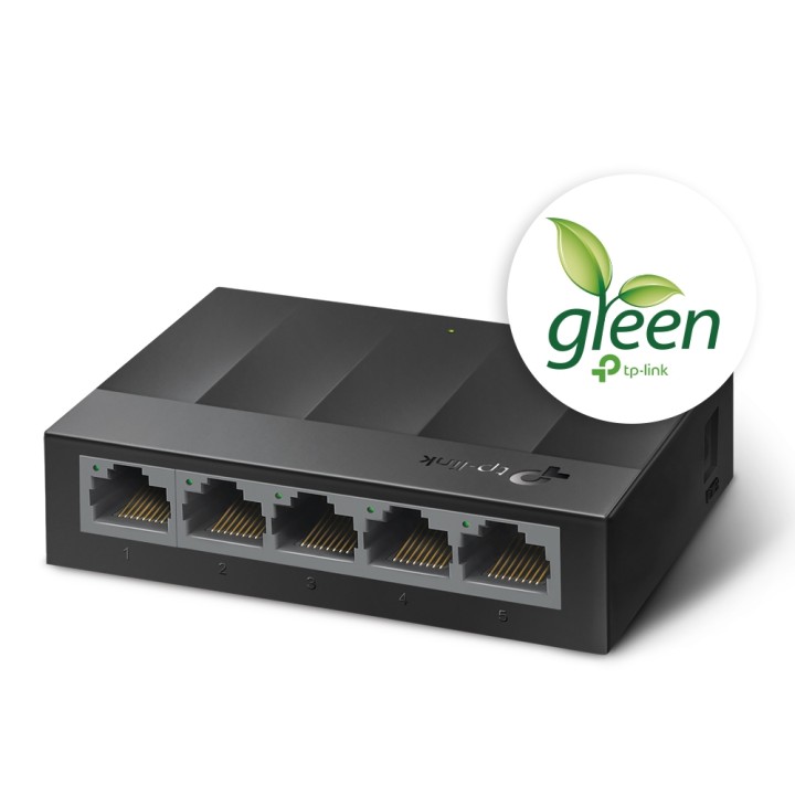 Switch TP-Link 5xRJ45 Ethernet GbE Negro (LS1005G)