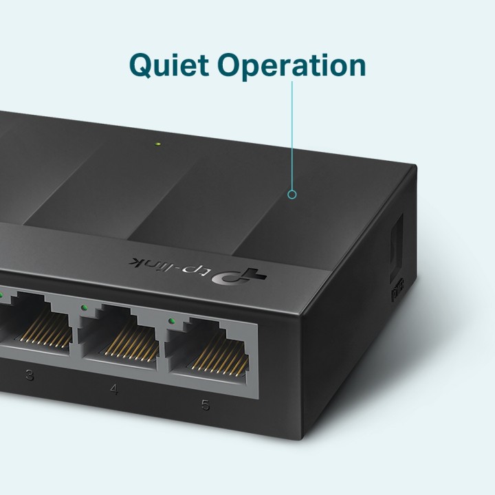 Switch TP-Link 5xRJ45 Ethernet GbE Negro (LS1005G)