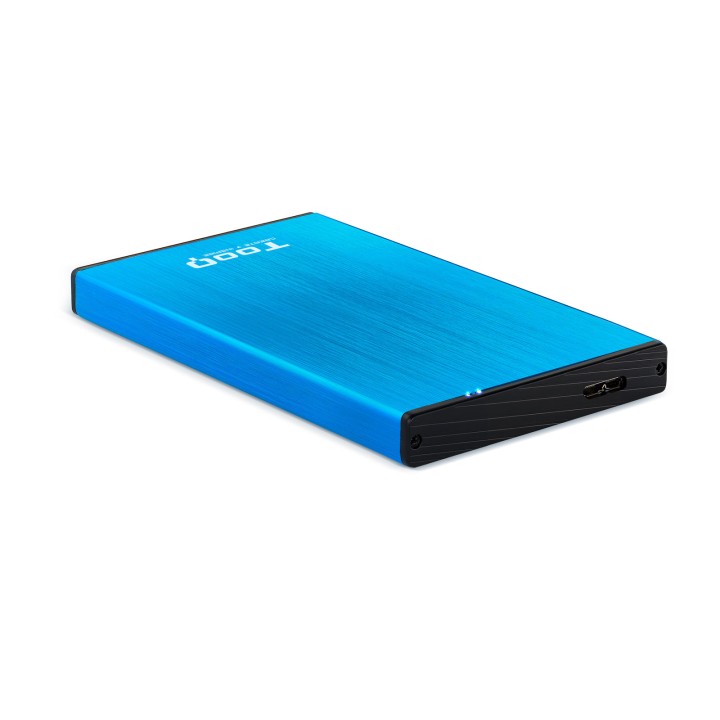 Caja TooQ HDD 2.5" SATA USB 3.0 Azul (TQE-2527BL)