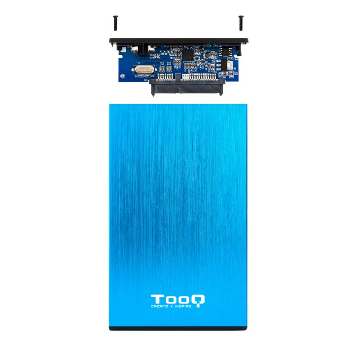 Caja TooQ HDD 2.5" SATA USB 3.0 Azul (TQE-2527BL)