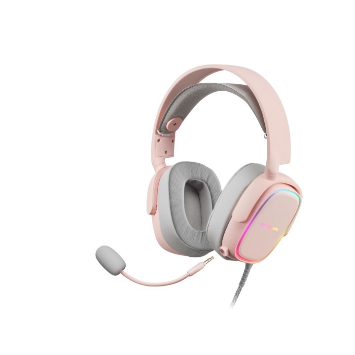 Auric+Micro Mars Gaming RGB Flow 3.5mm USB Rosa (MHAXP)